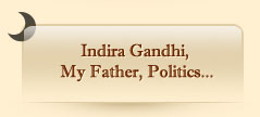 Indira Gandhi My Father Politics