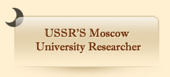 USSR Mascow University Researcher